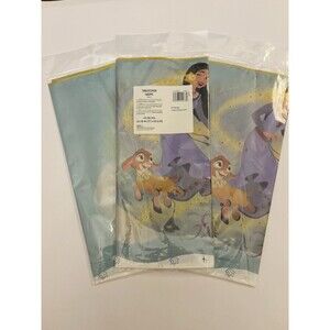 Lot 3 Disney Fairytale Friends 54x96 Plastic Table Covers- Disney Party Supplies